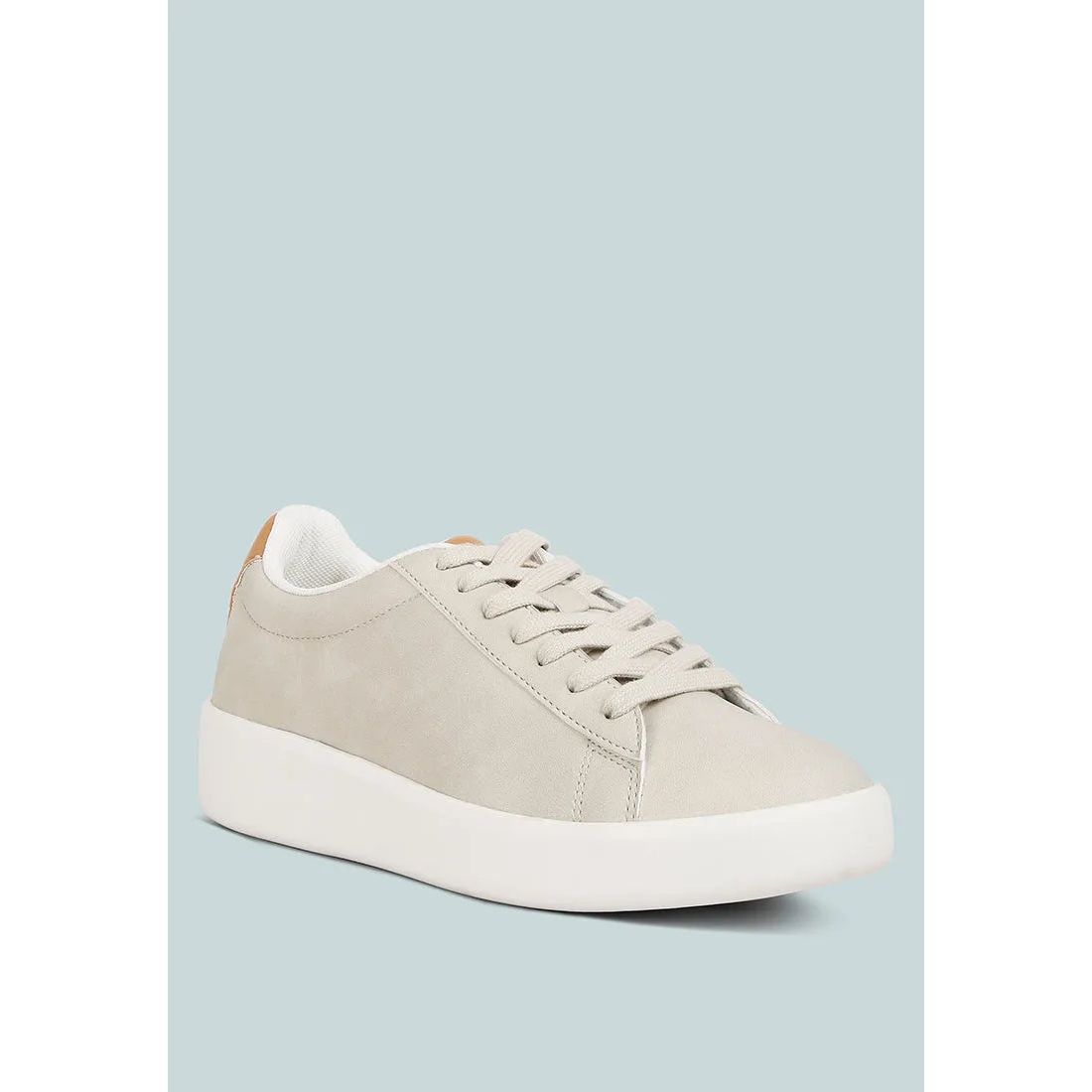 Minky Lace Up Casual Sneakers.