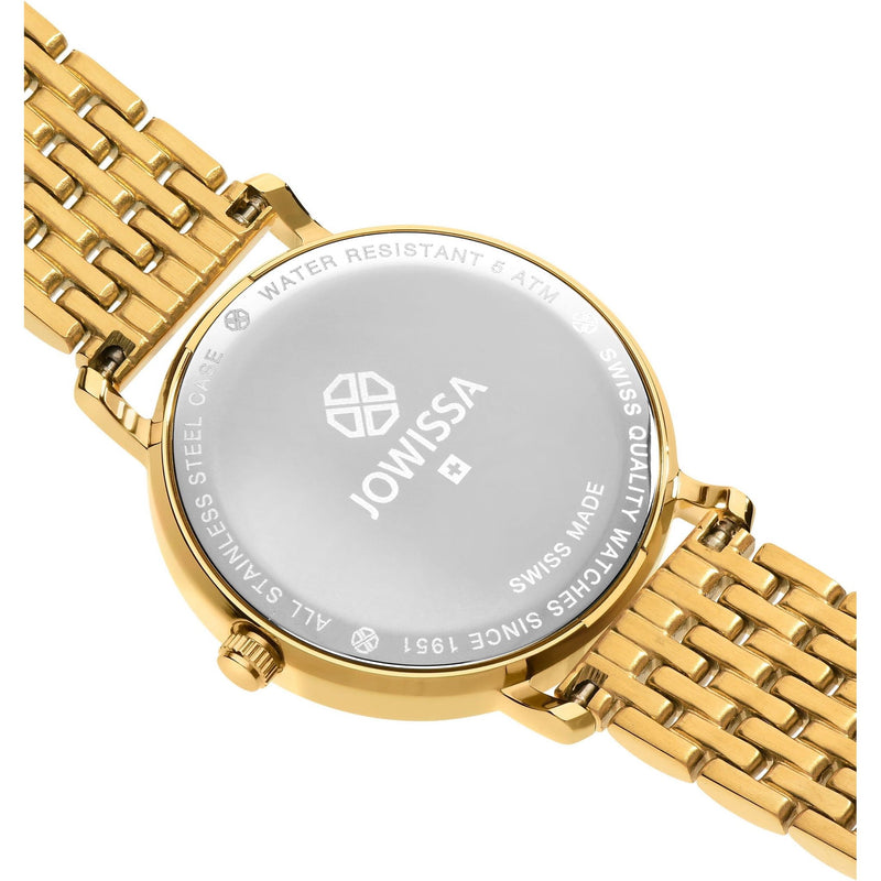 Roma Swiss Ladies Watch Gold Blue.