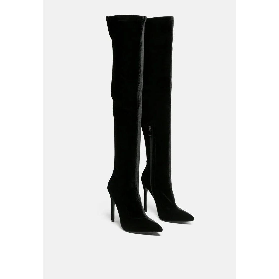 Tilera Stretch Over the Knee Stiletto Boots.