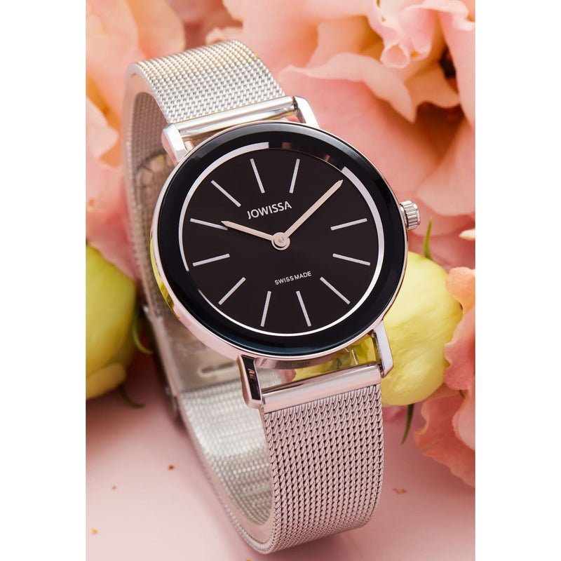 Alto Swiss Ladies Watch Steel Black.