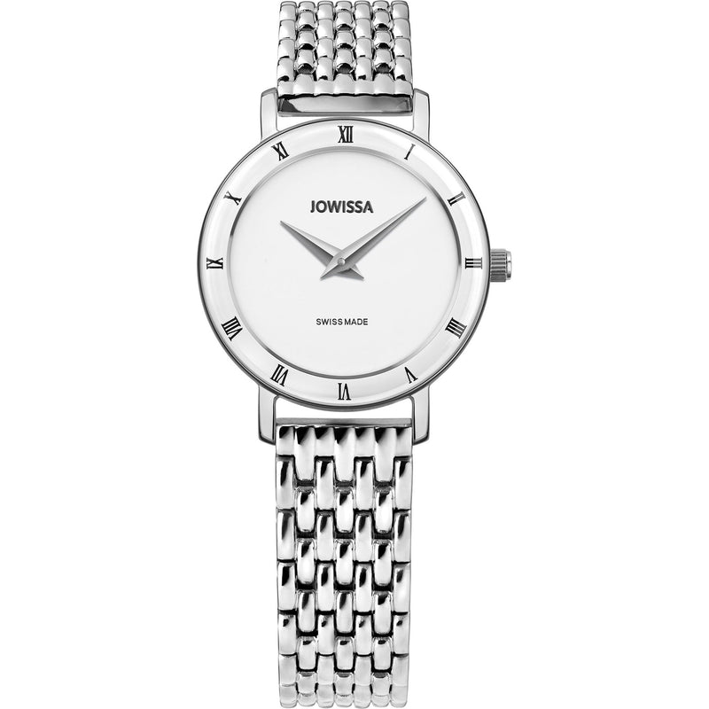 Roma Swiss Ladies Watch Steel White.