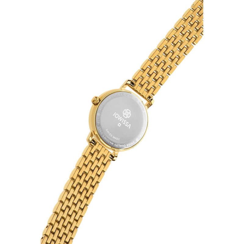 Roma Swiss Ladies Watch Gold White.