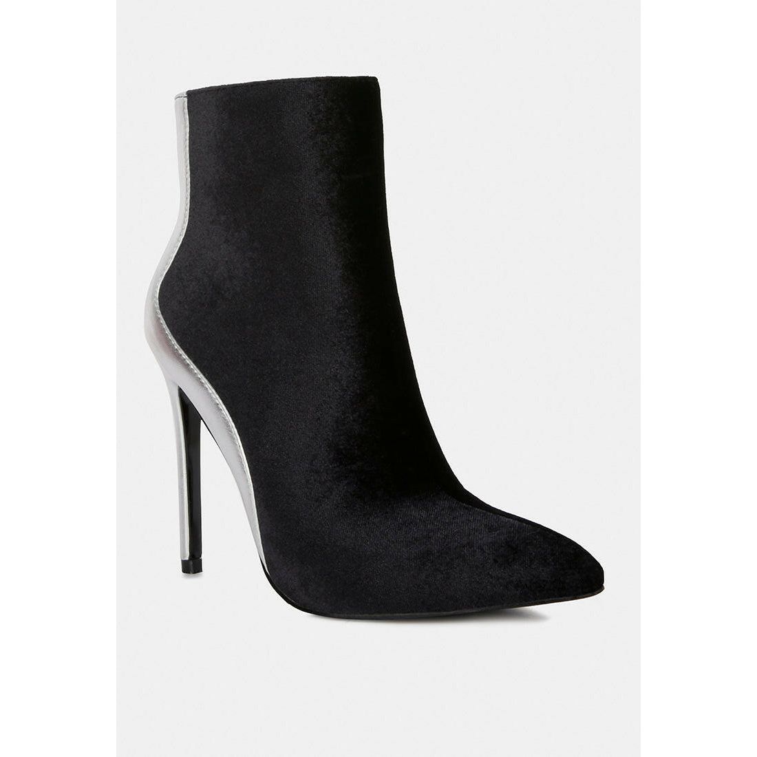 Slade Metallic Highlight High Heeled Ankle Boots.