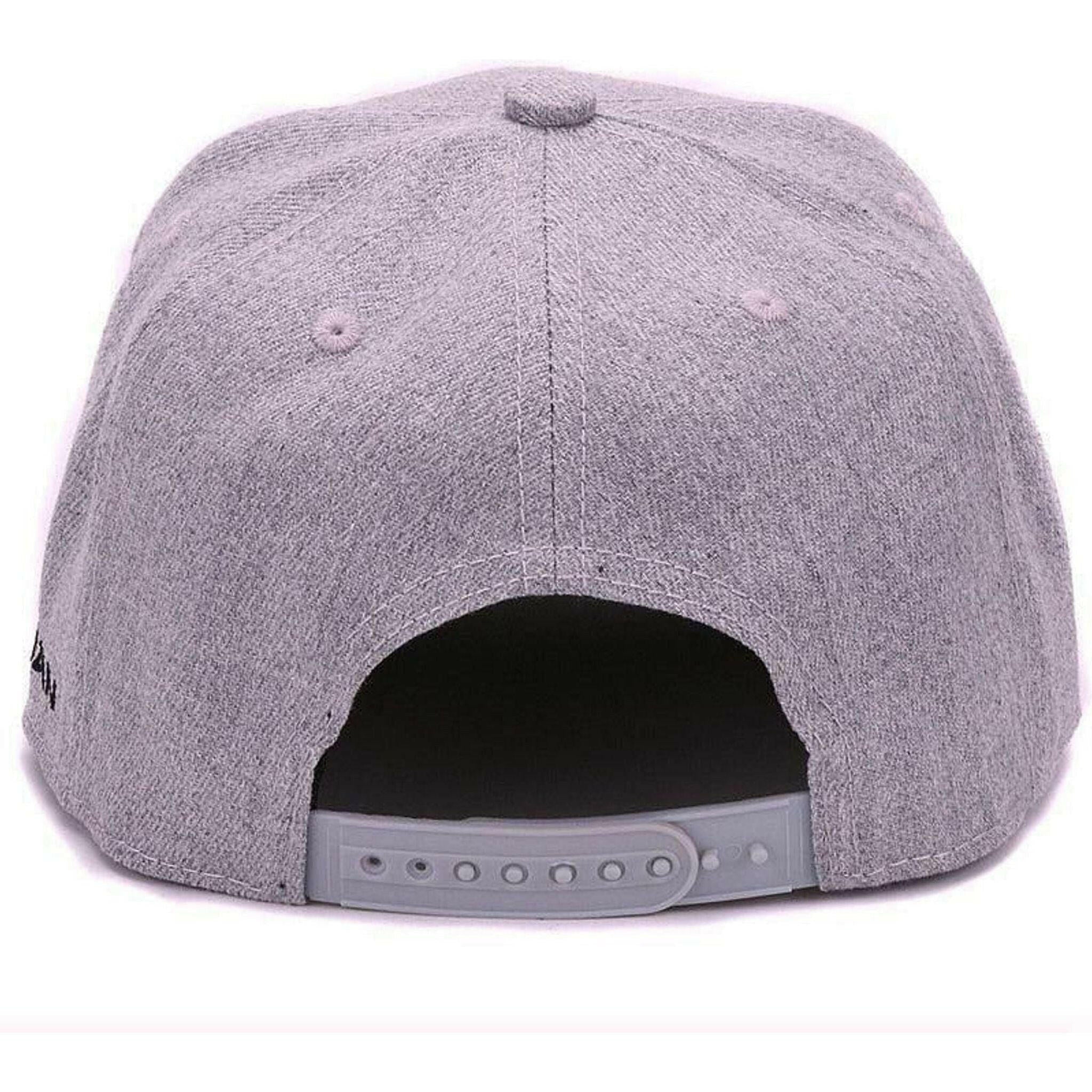 3D Pierced Embroidery Hip Hop Flat Bill Baseball Cap.