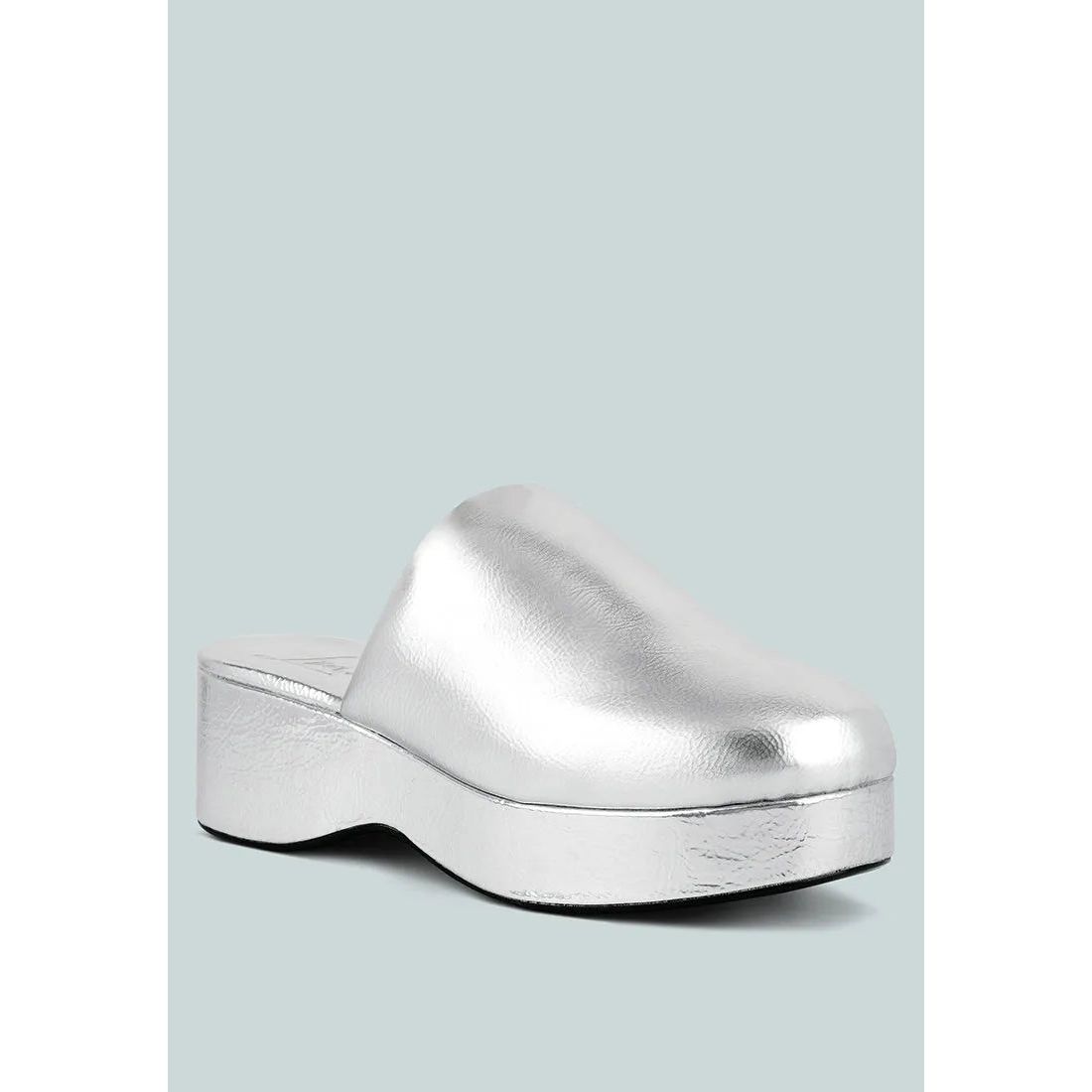 Olori Solid Platform Slip on Mules.