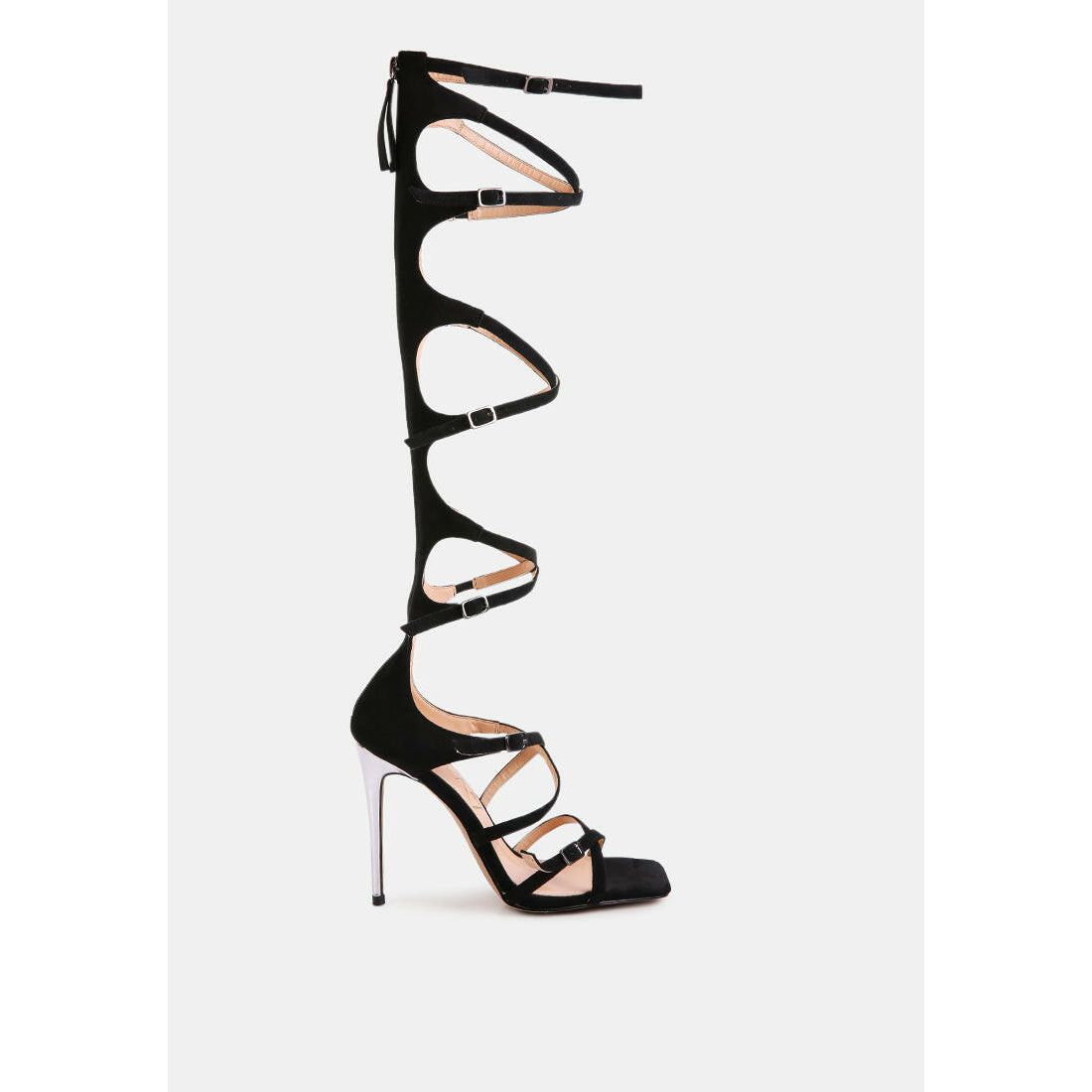 Gossip Dramatic Strappy Stiletto Heels.