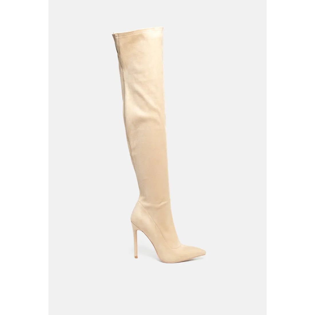 Tilera Stretch Over the Knee Stiletto Boots.