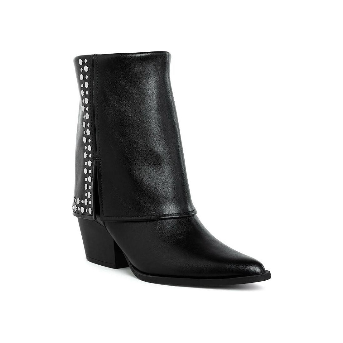 Mariachi Stud Embellished Foldover Boots.