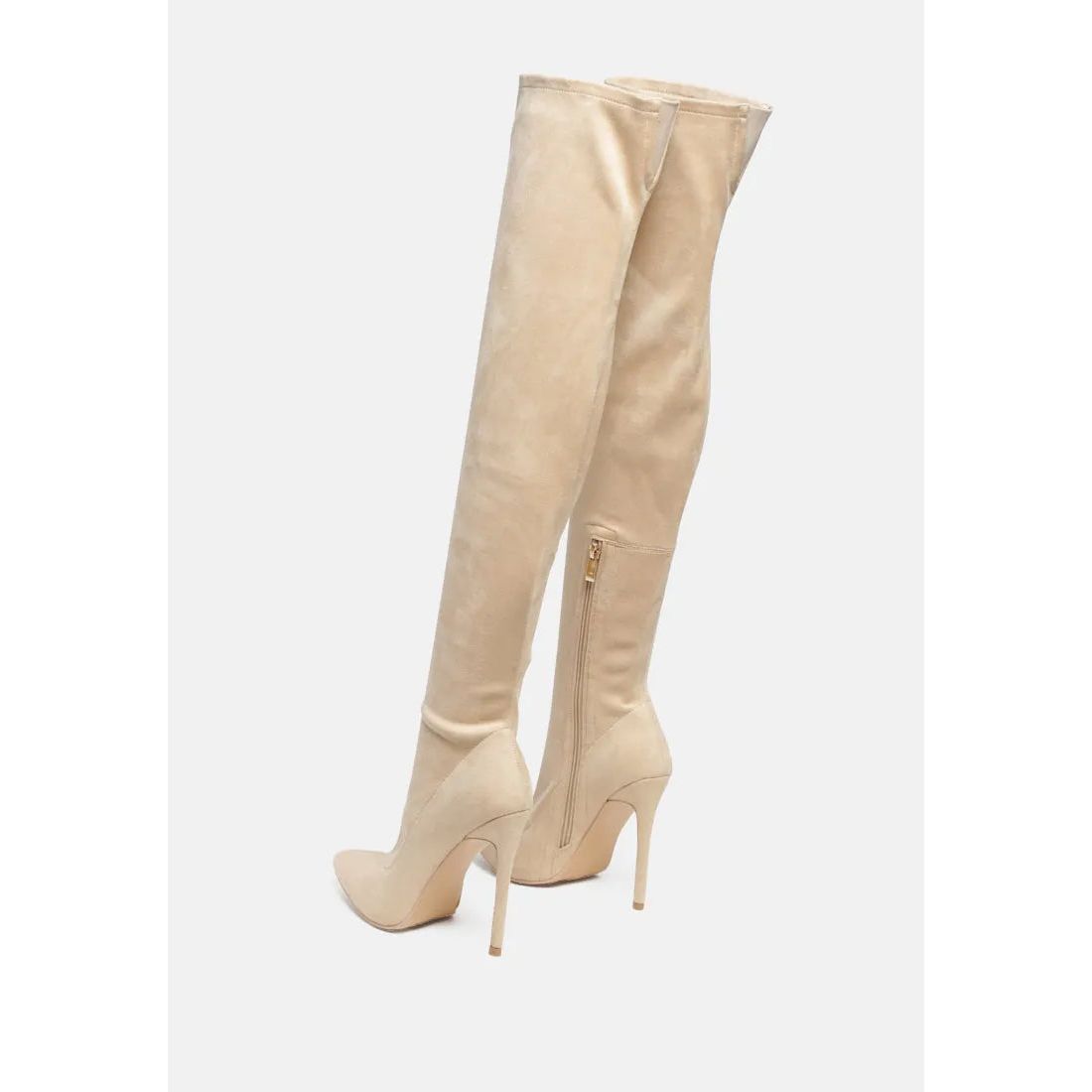 Tilera Stretch Over the Knee Stiletto Boots.