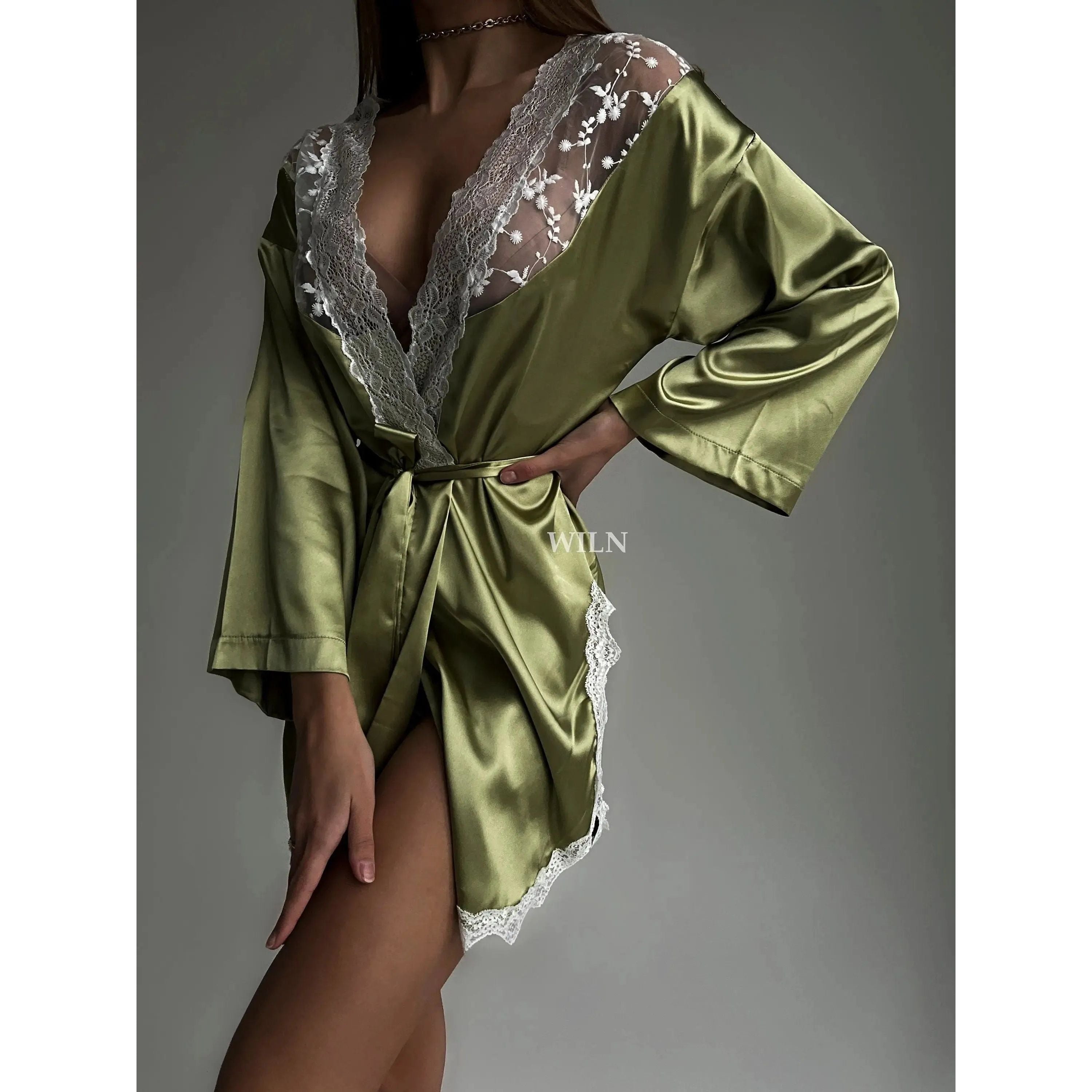 Bliss Luxurious Satin Robe.