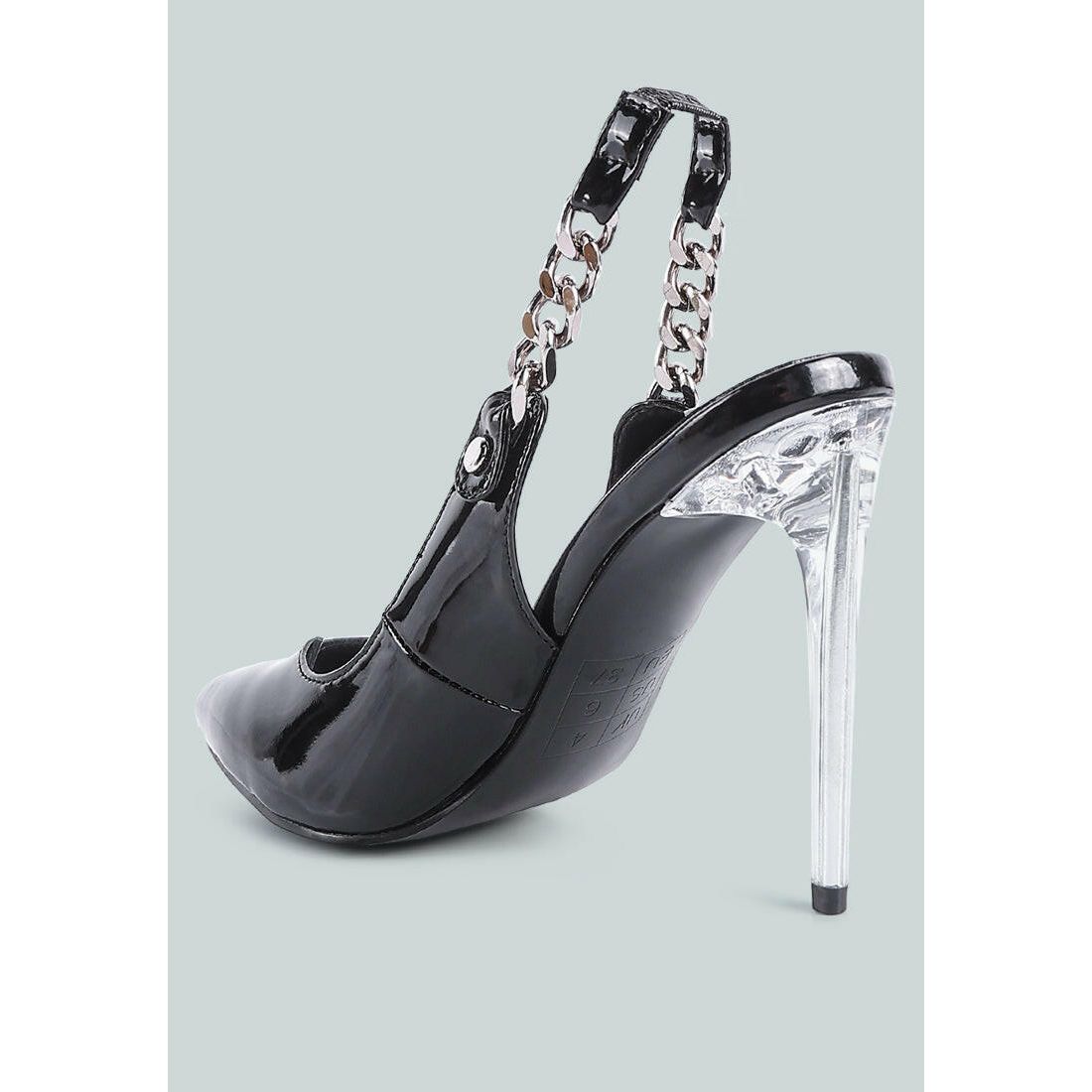 Coveted Stiletto Heeled Slingback Sandals.