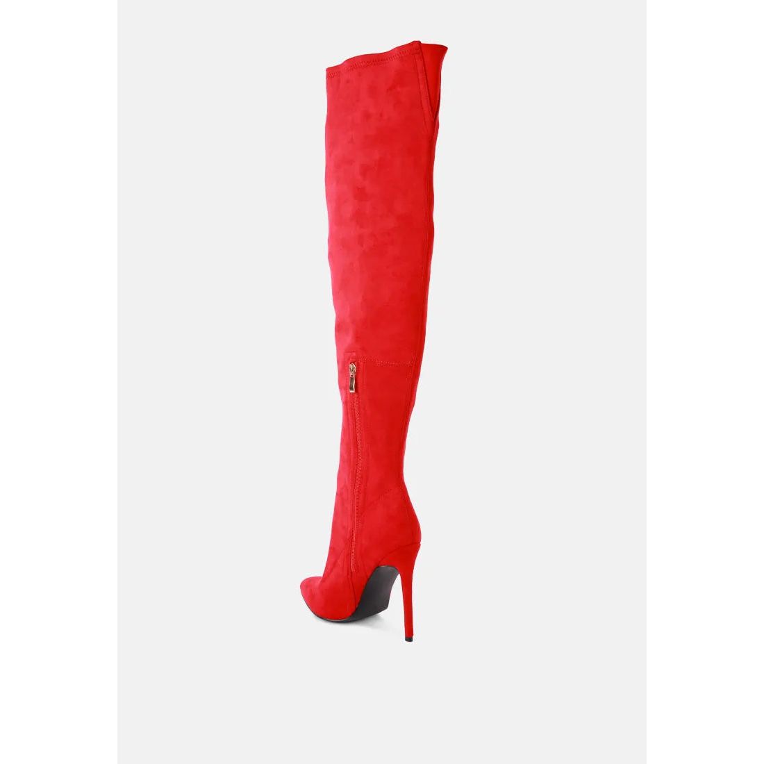 Tilera Stretch Over the Knee Stiletto Boots.