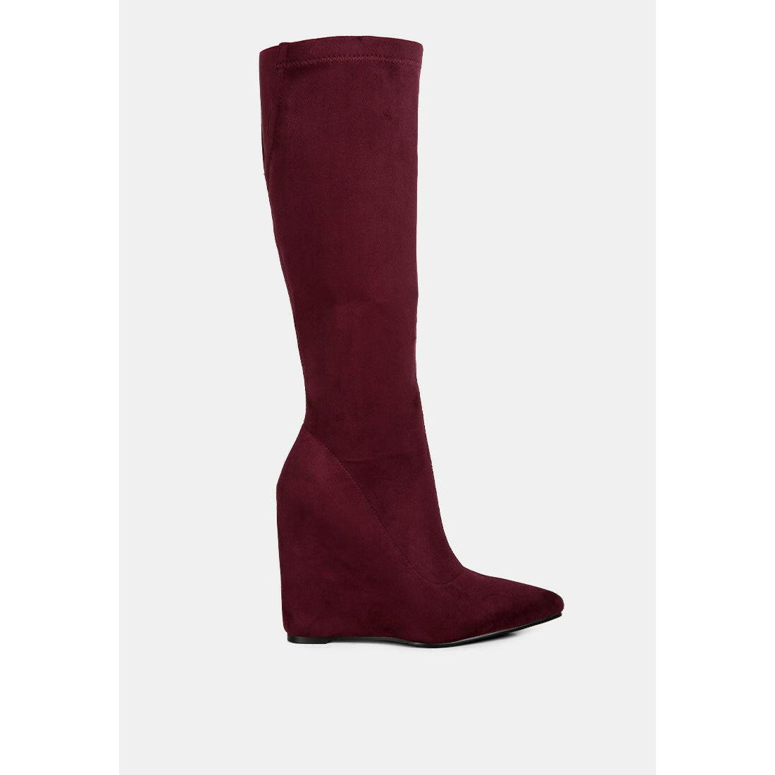 Gladol Wedge Heel Calf Boots.