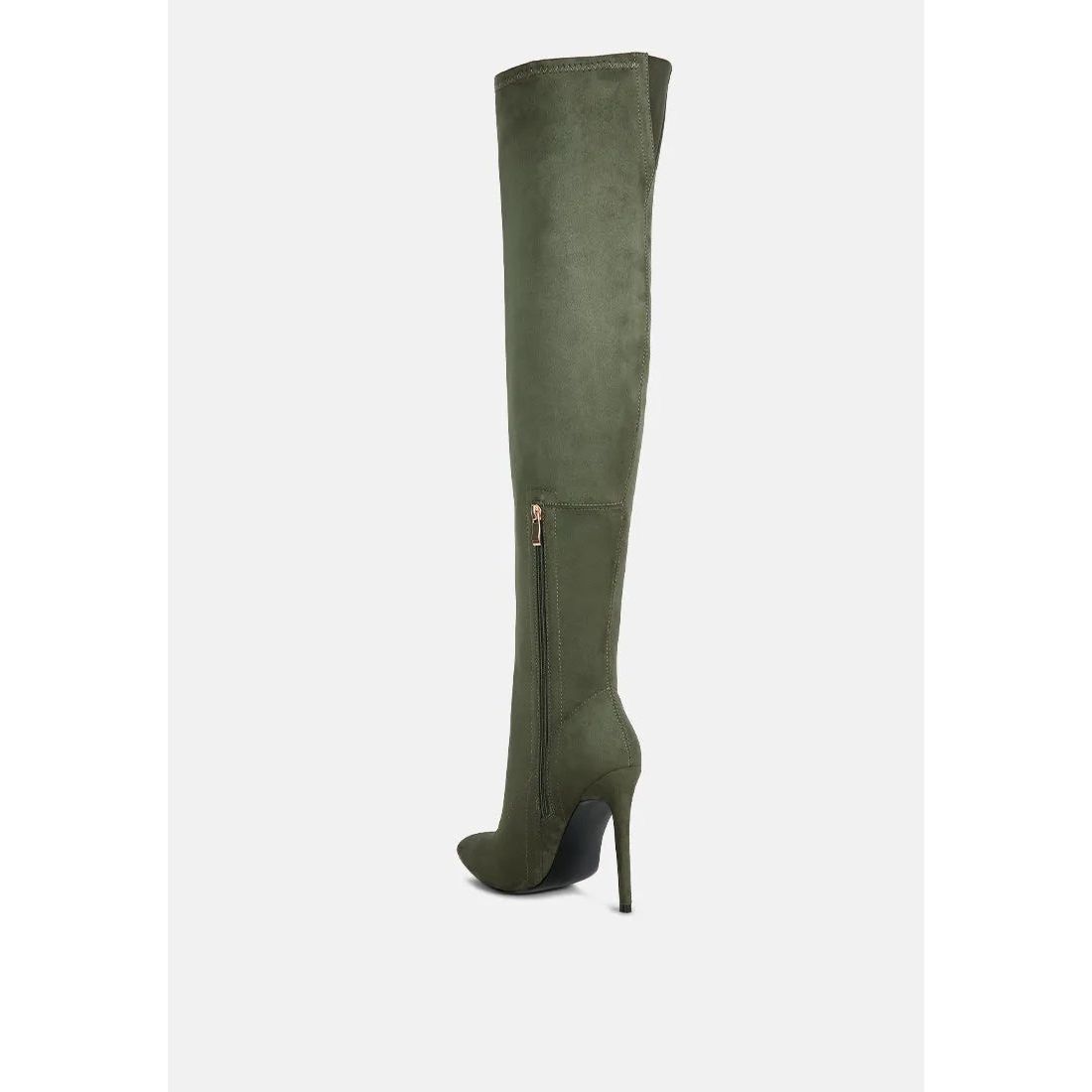 Tilera Stretch Over the Knee Stiletto Boots.