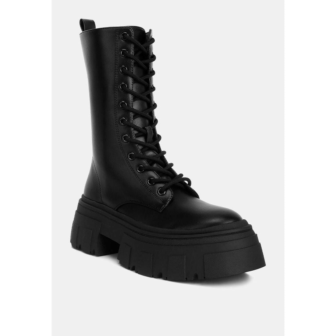 Tatum Combat Boots.