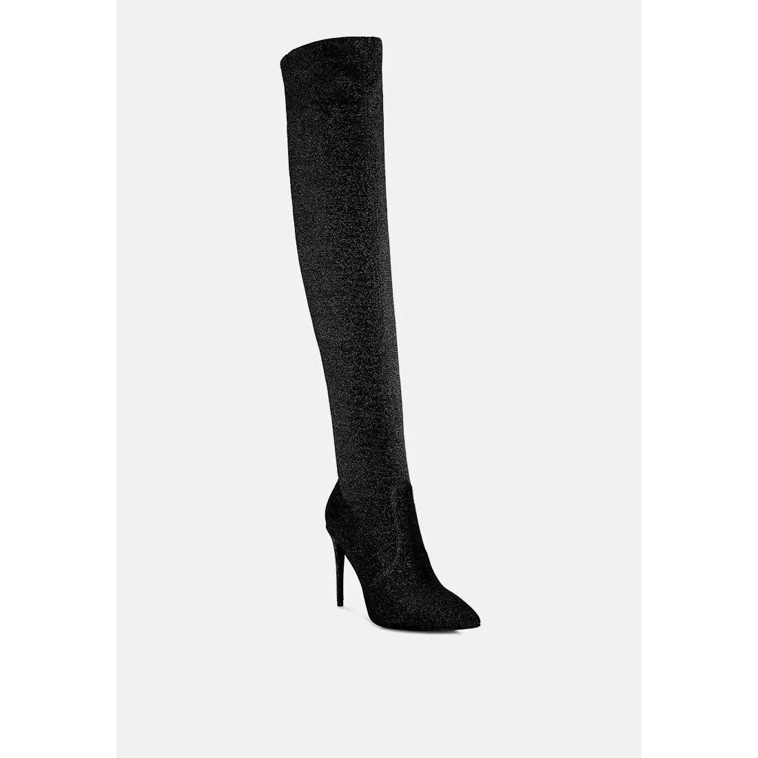 Tigerlily Knitted Stiletto Long Boots.