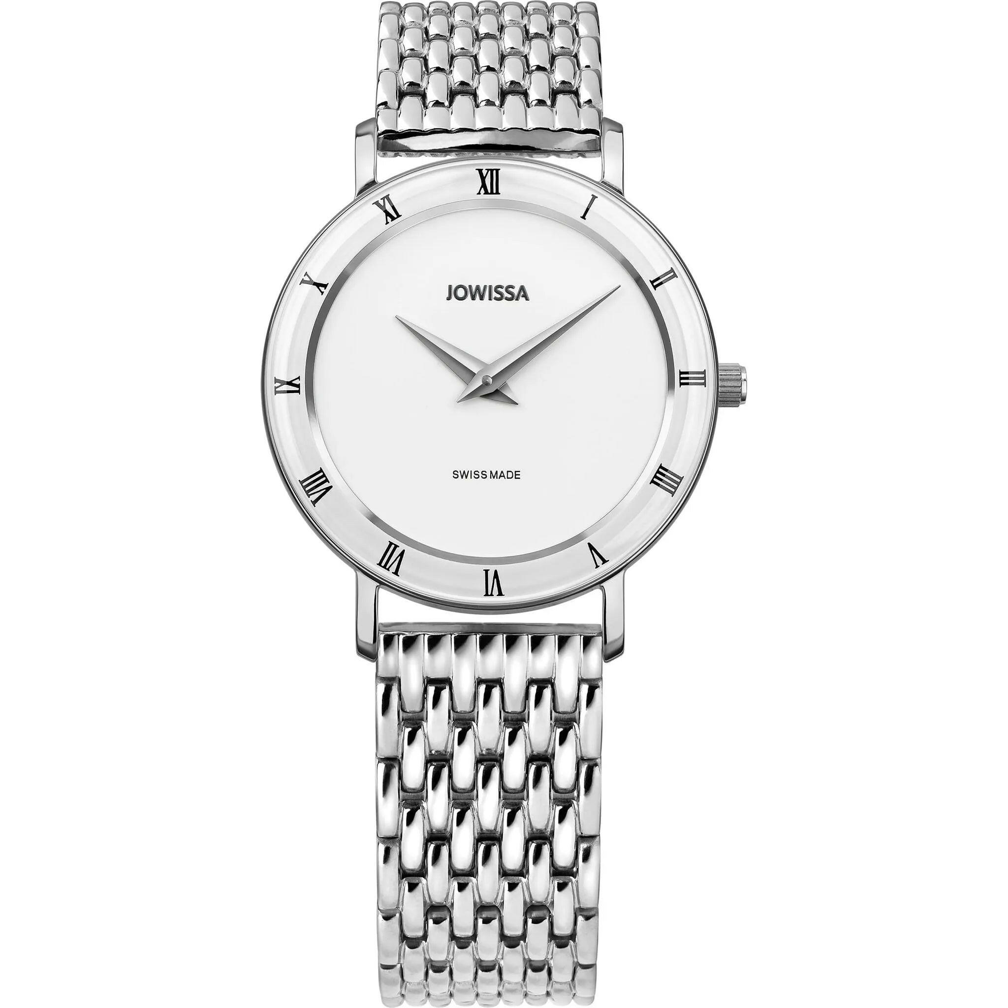 Roma Swiss Ladies Watch Steel White.