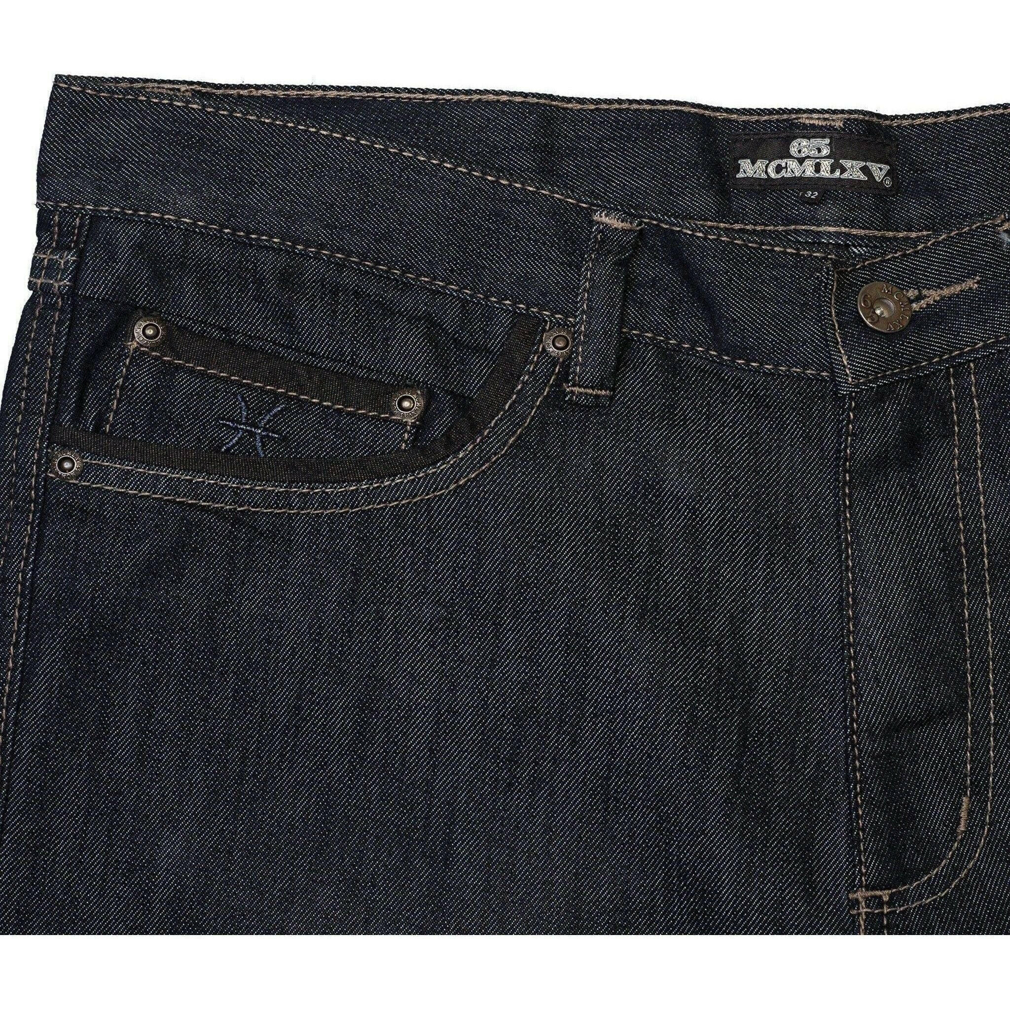 65 McMlxv Men's Premium Denim Dark Wash Jean.