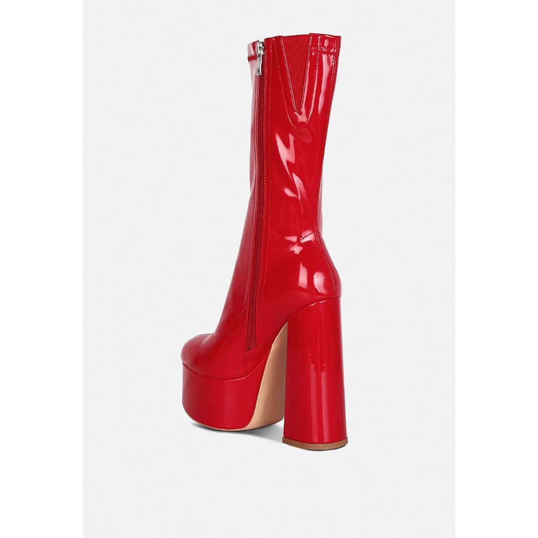 Vinkele Block Heeled Ankle Boot.