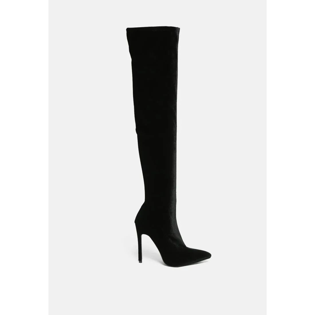 Tilera Stretch Over the Knee Stiletto Boots.