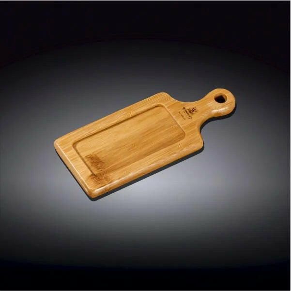 Bamboo Tray 6.75"x 2.75" For Appetizers.