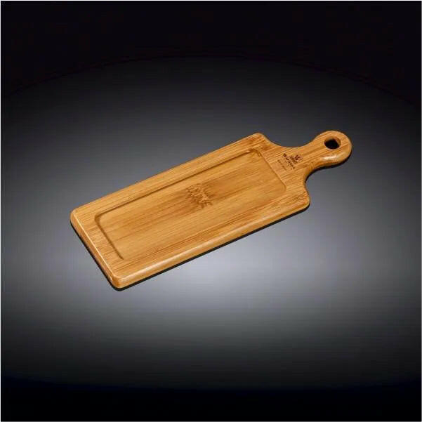 Bamboo Tray 8" x  2.75" For Appetizers / Barbecue.