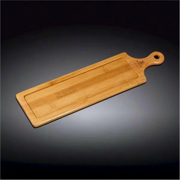 Bamboo Tray 15.5"x 4.5" For Appetizers / Barbecue.