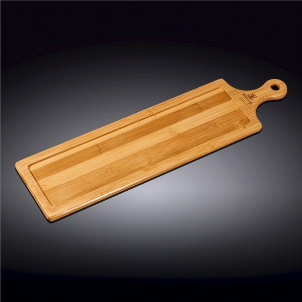 Bamboo Tray 18"x 4.75" For Appetizers / Barbecue / Burgers