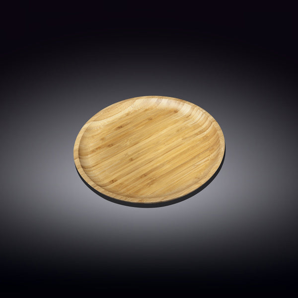 Bamboo Round Plate 5" For Appetizers