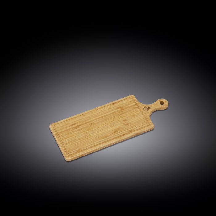 Bamboo Long Serving Board With Handle 19.7" x 7.9"