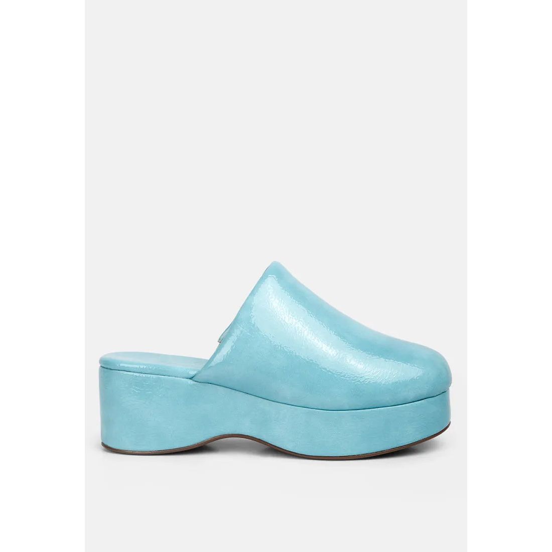 Olori Solid Platform Slip on Mules.