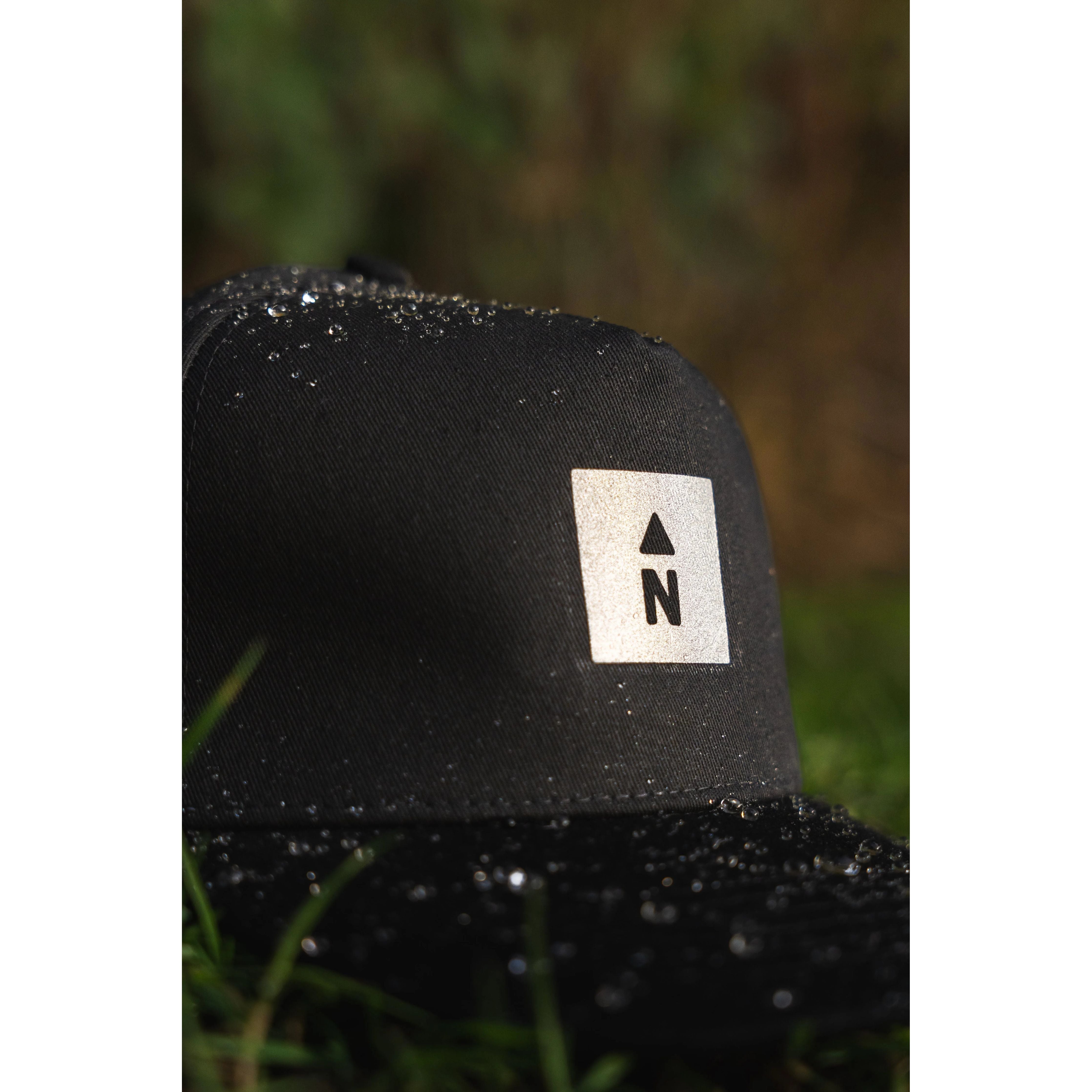 Water-Resistant Cap With Reflective "N".