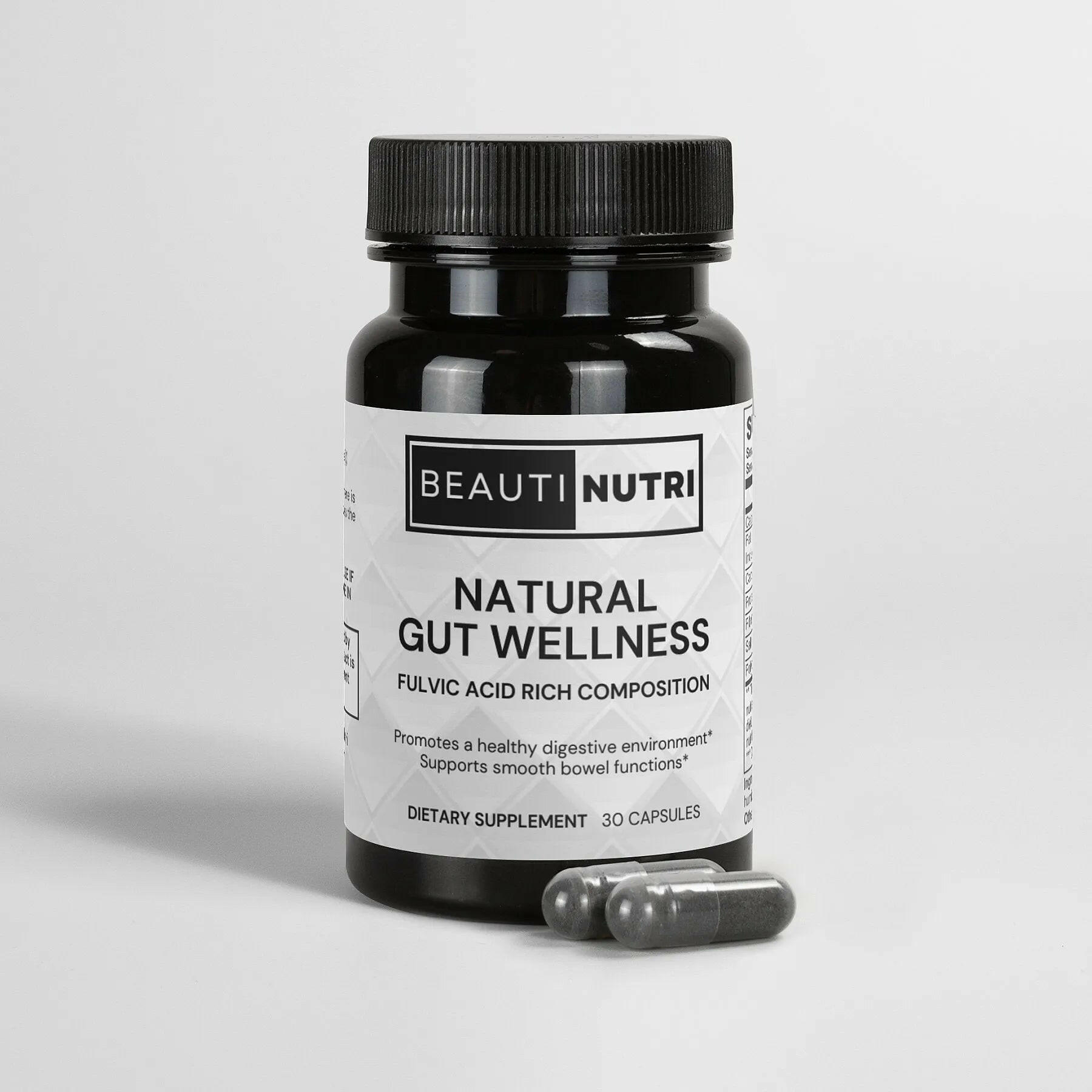 Natural Gut Wellness Capsules.