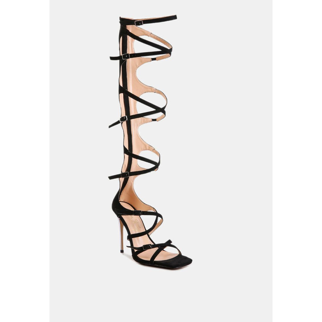 Gossip Dramatic Strappy Stiletto Heels.