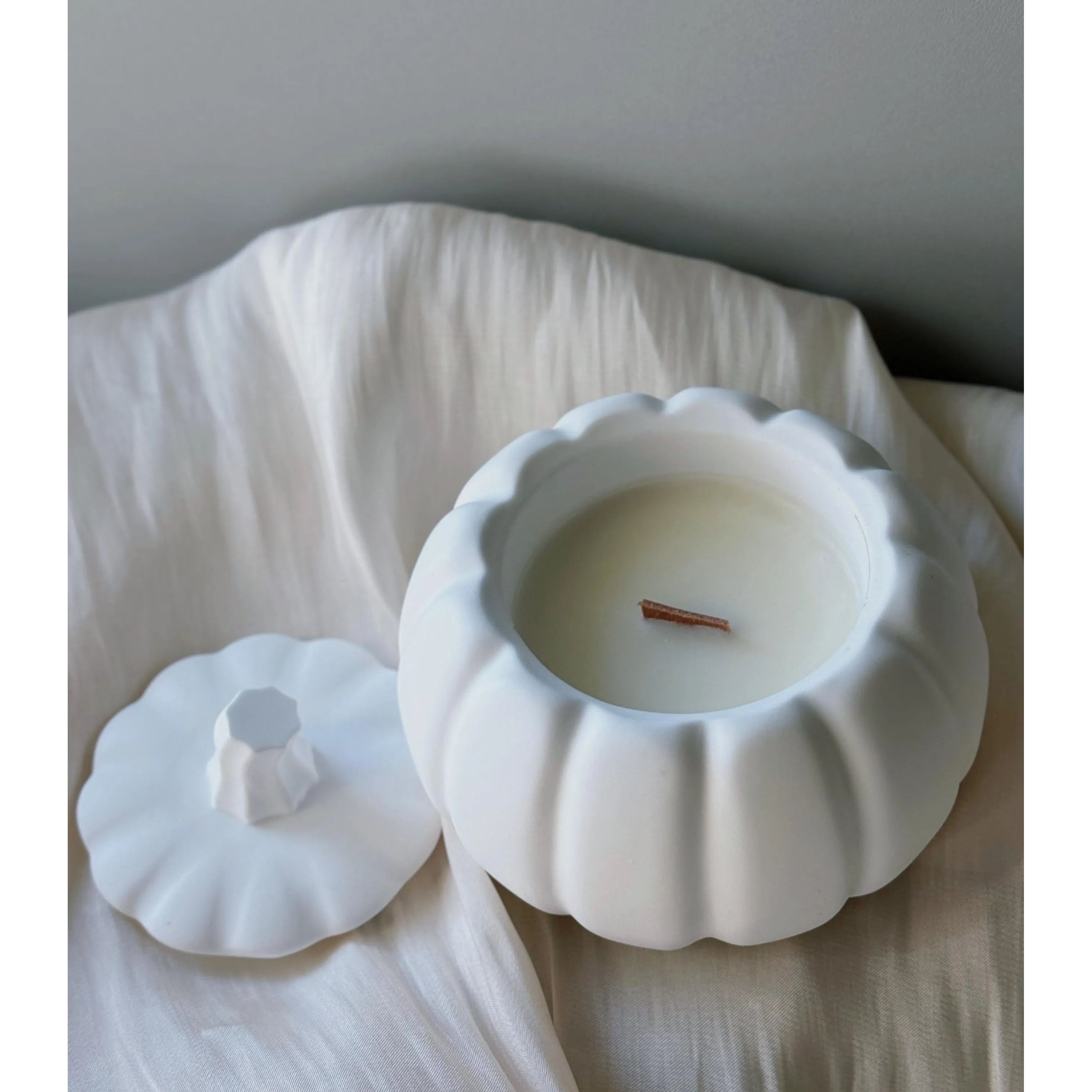 Pumpkin Vessel Soy Wax Candle.