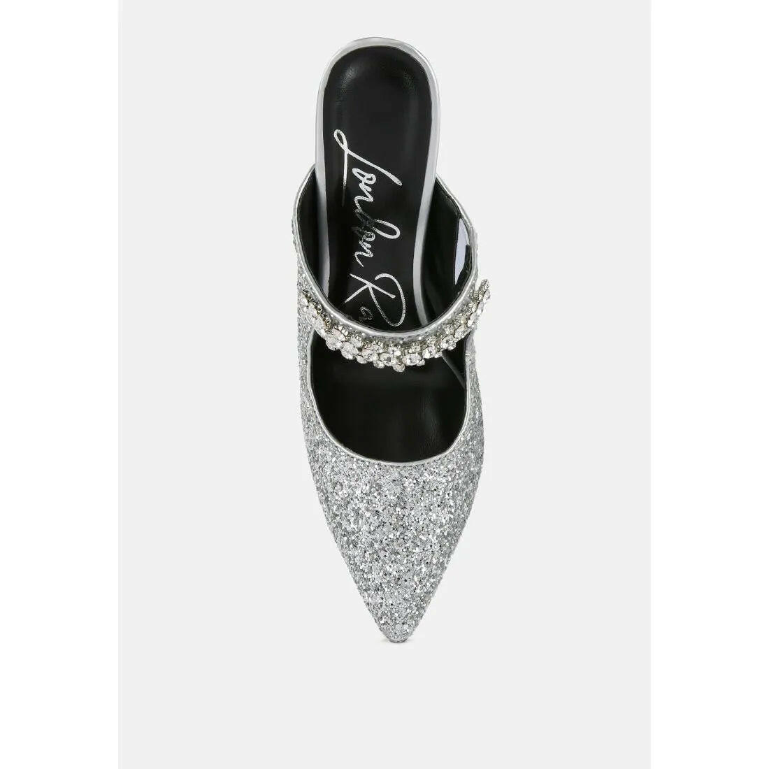 Twinklet Glitter Diamante Embellished Stilettos.