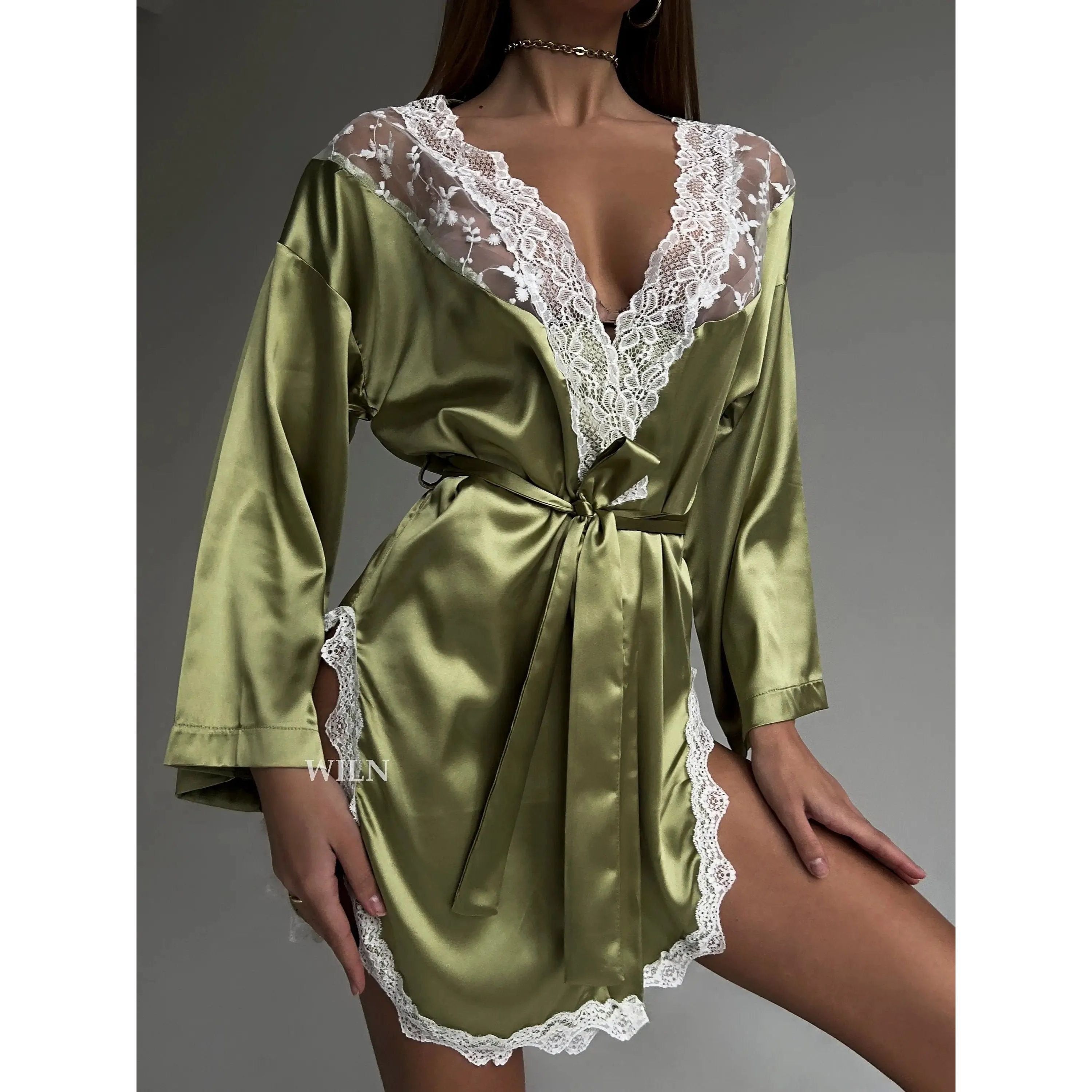 Bliss Luxurious Satin Robe.