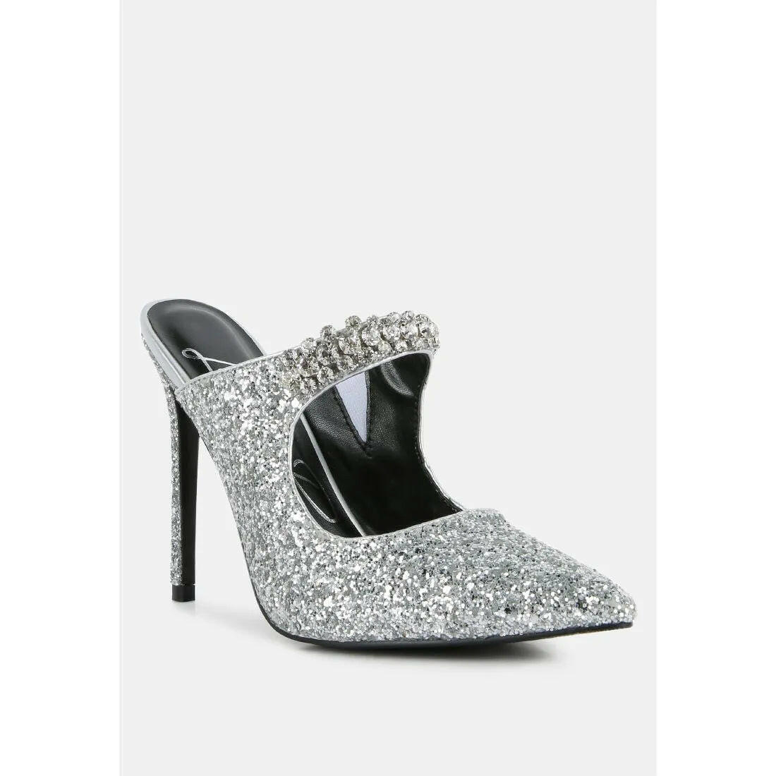 Twinklet Glitter Diamante Embellished Stilettos.