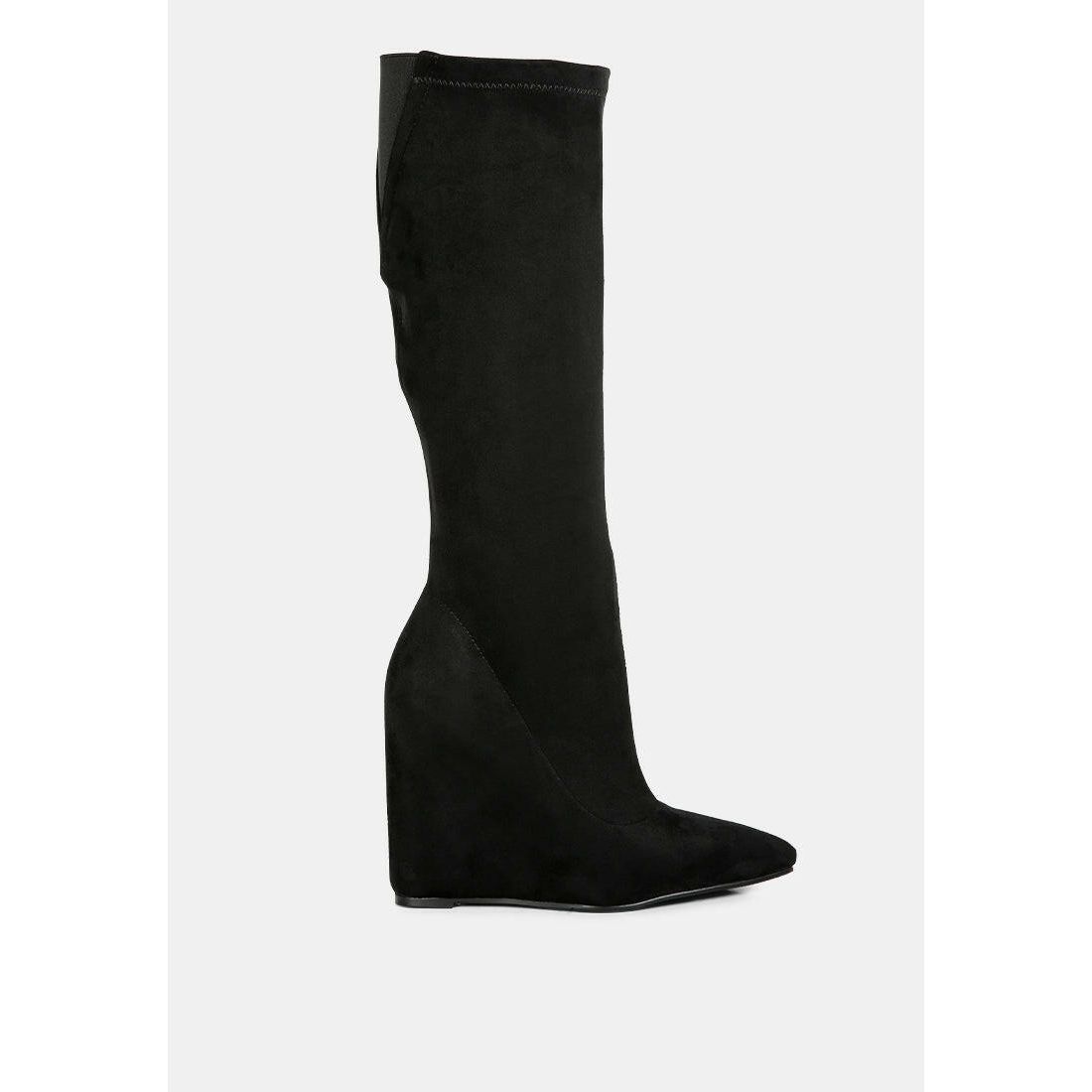 Gladol Wedge Heel Calf Boots.