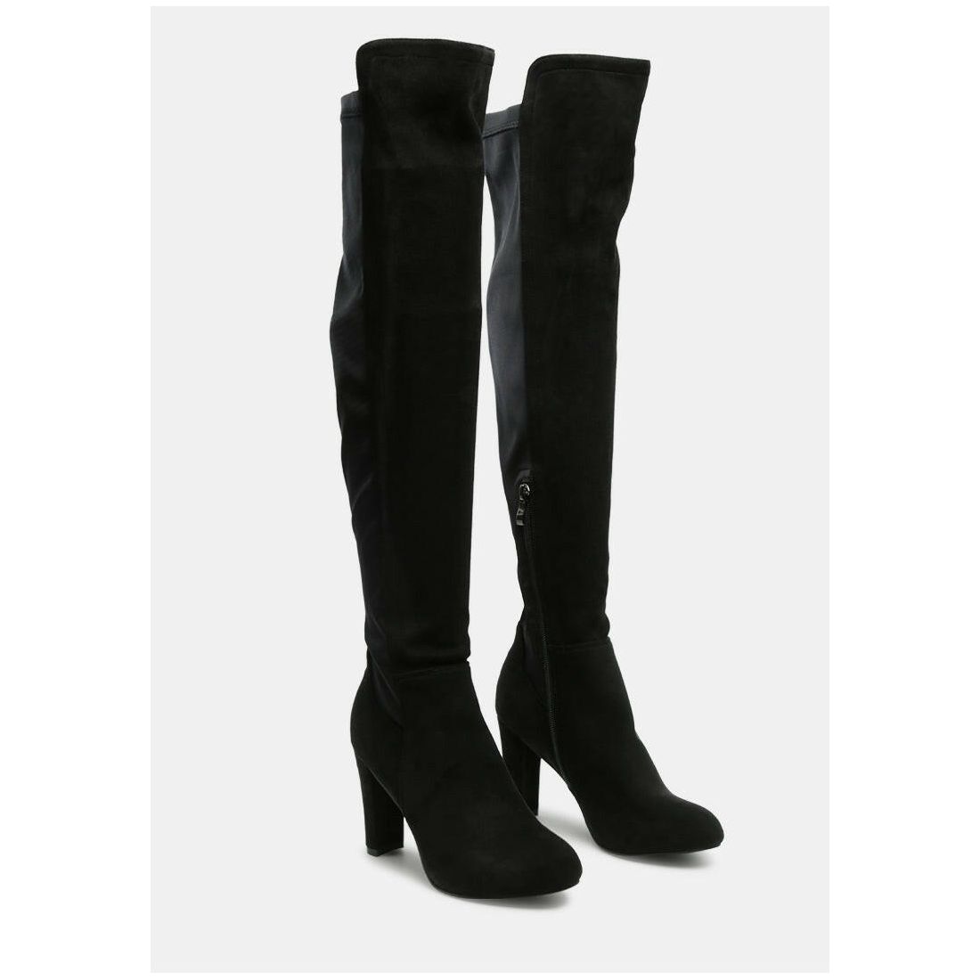 Fauna Knee High Block Heeled Boots.