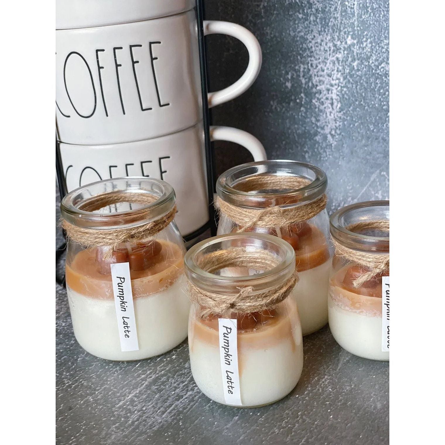 Coffee Lover Soy Wax Candle Glass Jar With Lid.