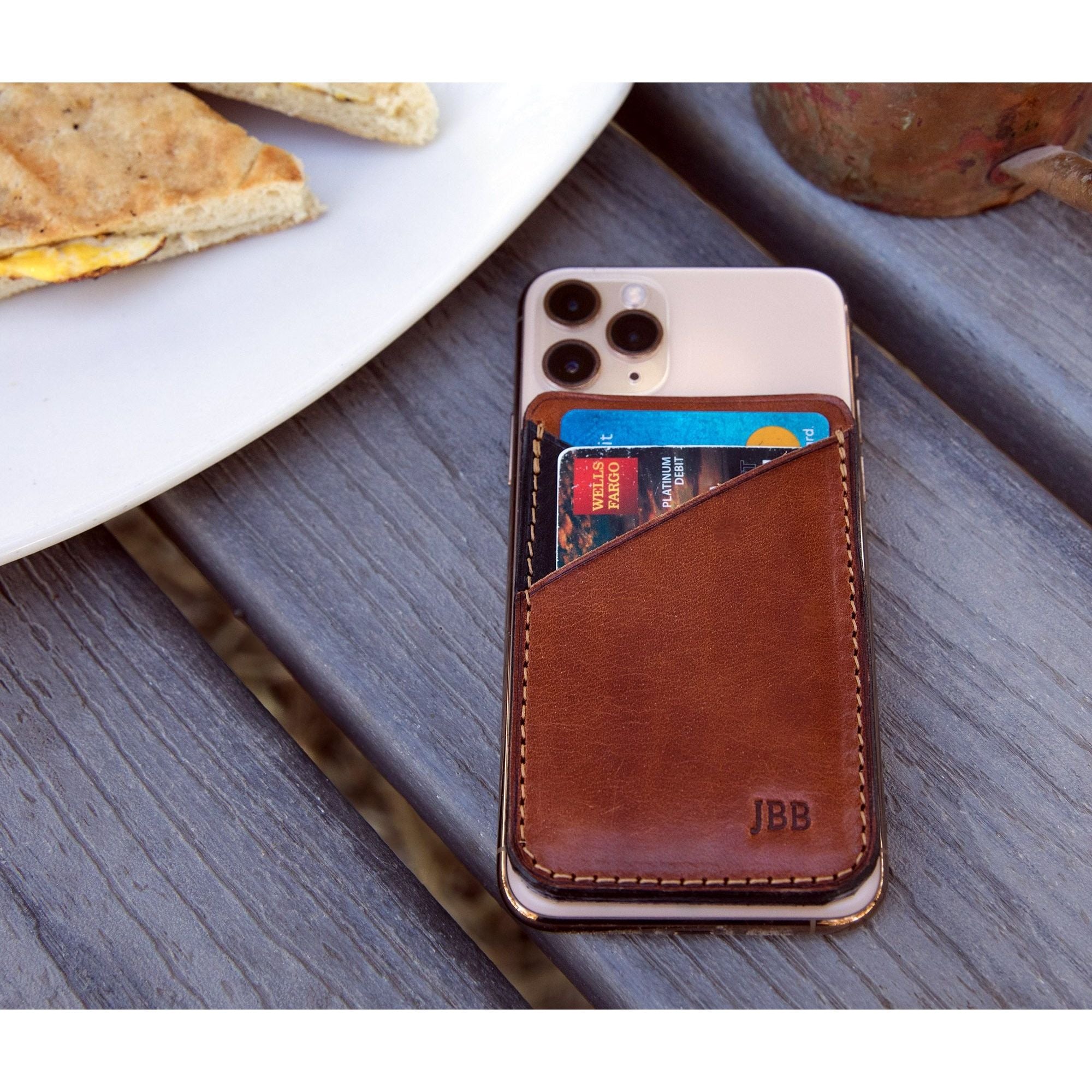 Adhesive Phone Wallet.