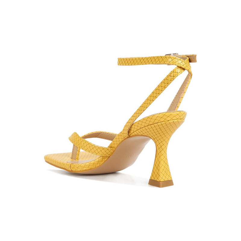 celty ankle strap spool heel sandals.