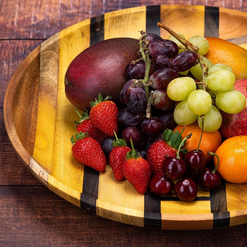 Artisan Upcycled End Grain Fruit Bowls