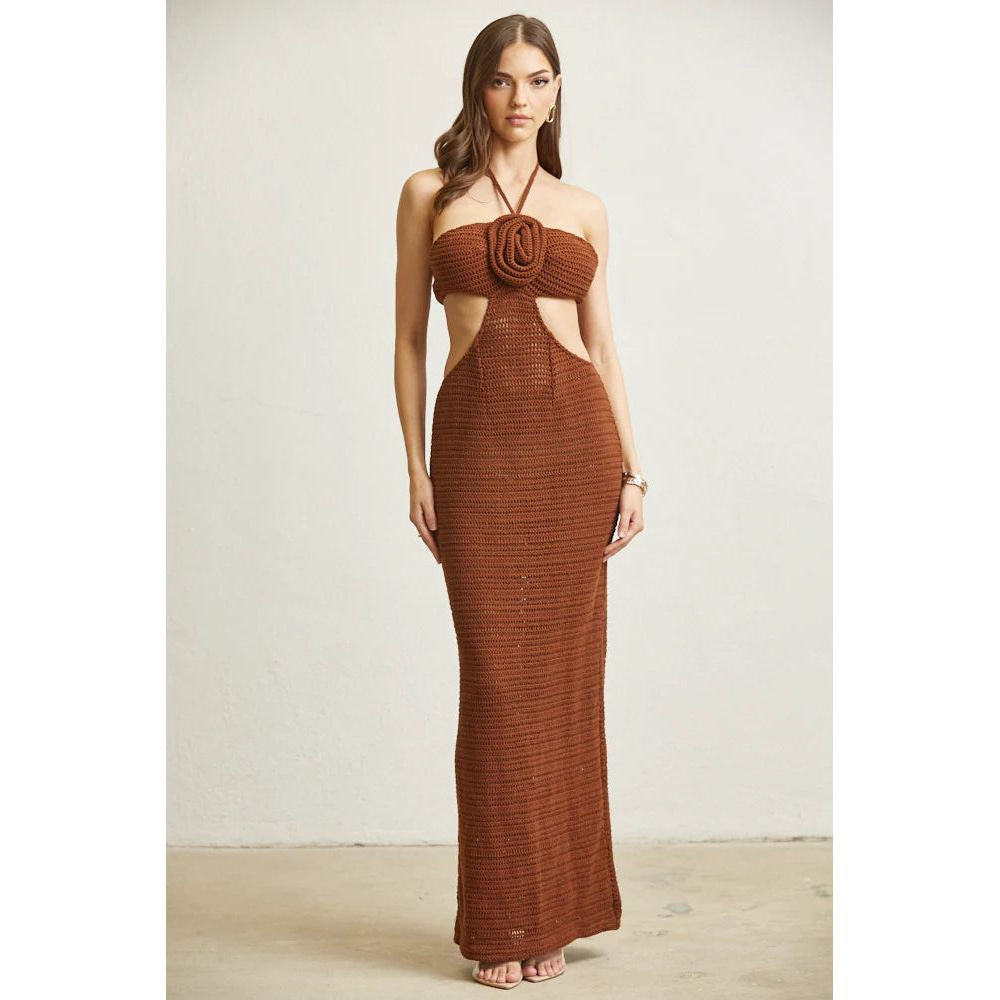 Celeste Crochet Cutout Dress.