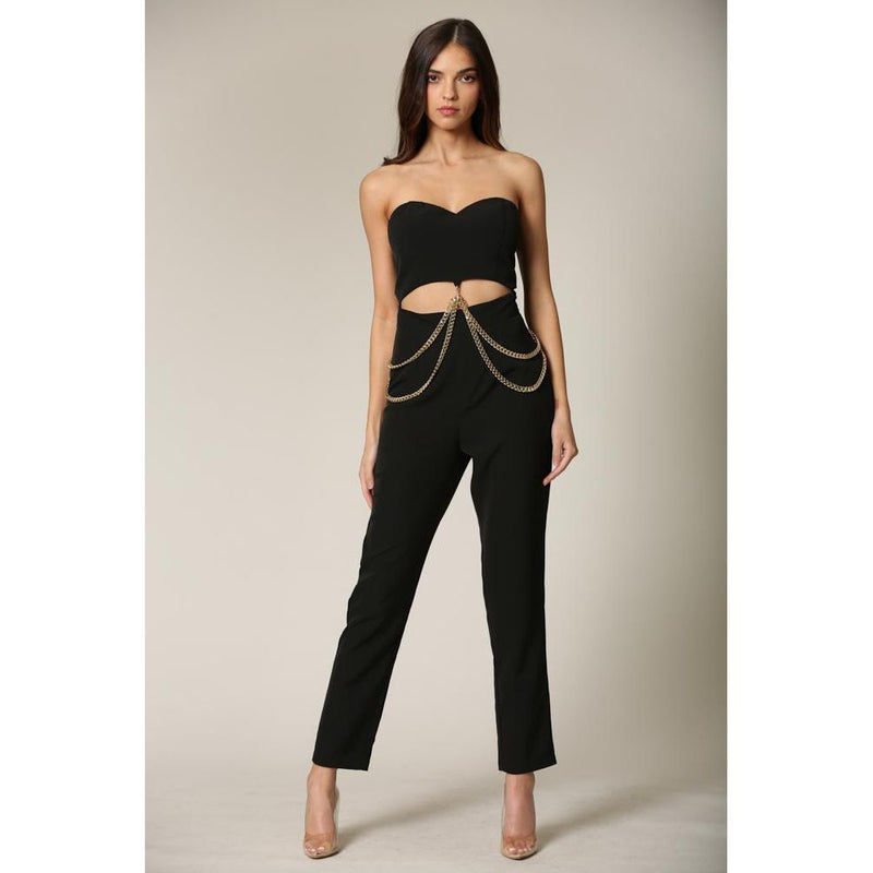 Julienne- Strapless Top and Pant Set.