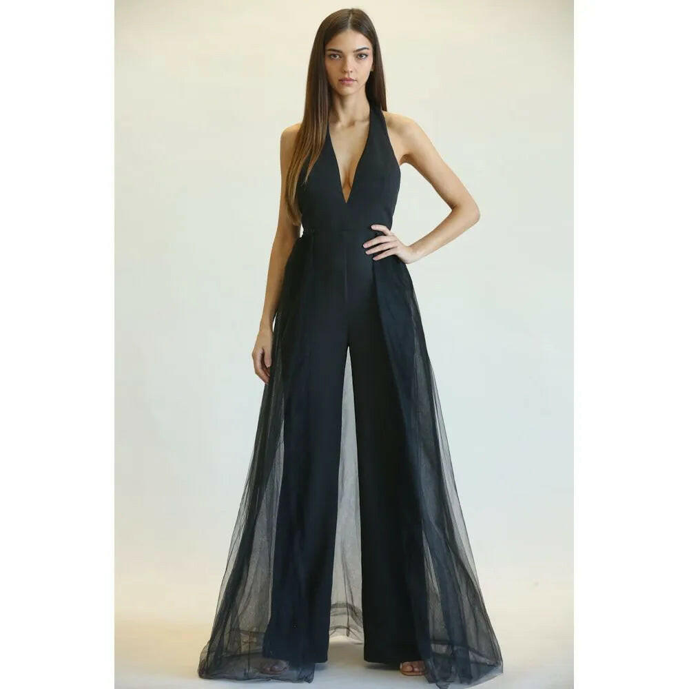 Jarka Halter Neckline Jumpsuit.