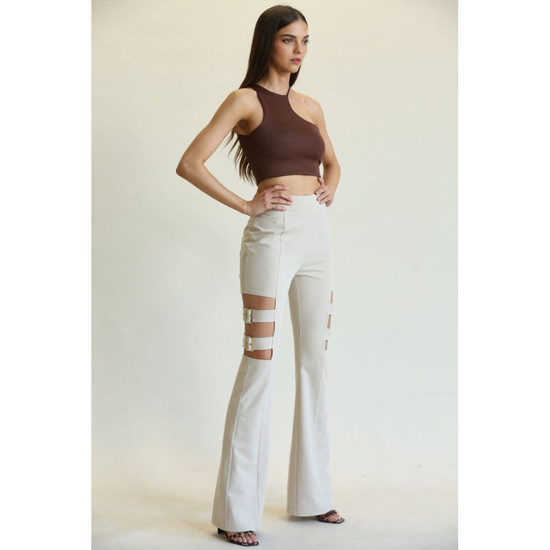 Dunya - Thigh Cutout Pants.