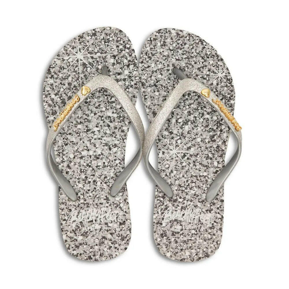 BeachyFeet® - Silver Shimmer.