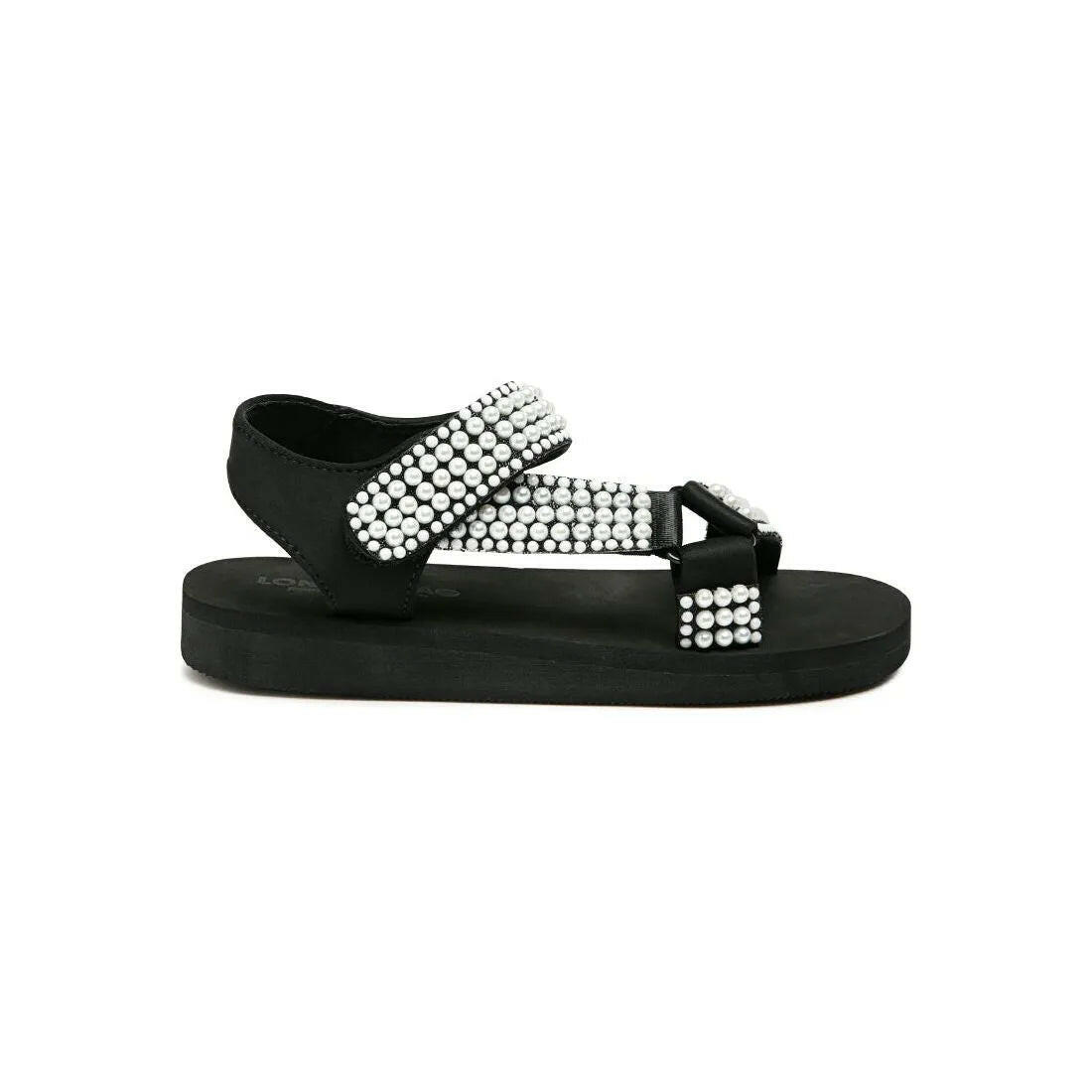 Floater Sandals in Black.